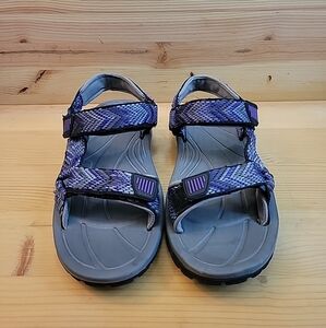 Northside Women's Seaview Purple Beach Sport Athletic Strap Sandal  Size…